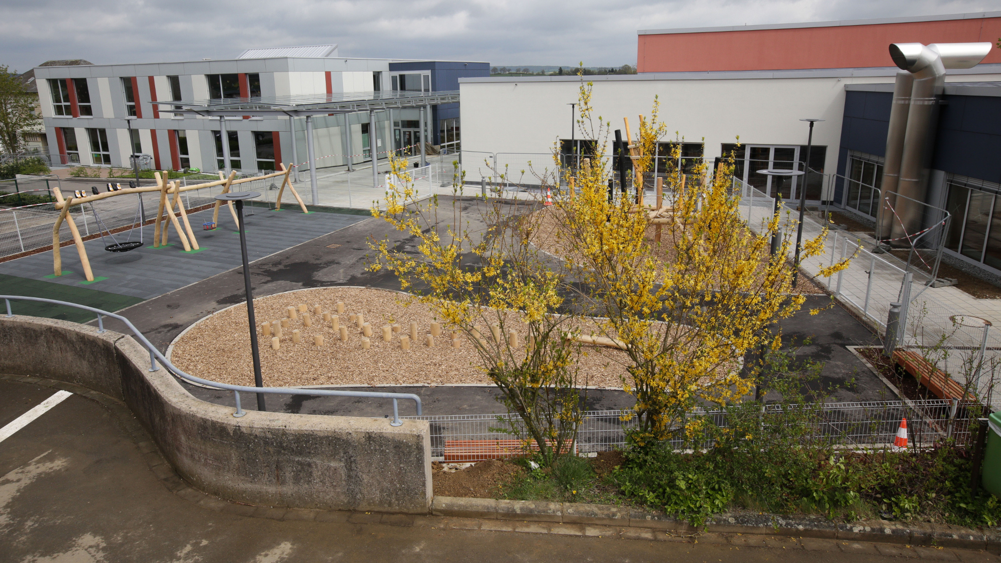 Construction d'un hall de sports
