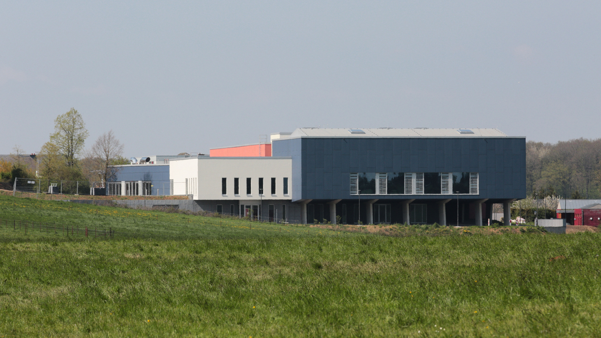Construction d'un hall de sports