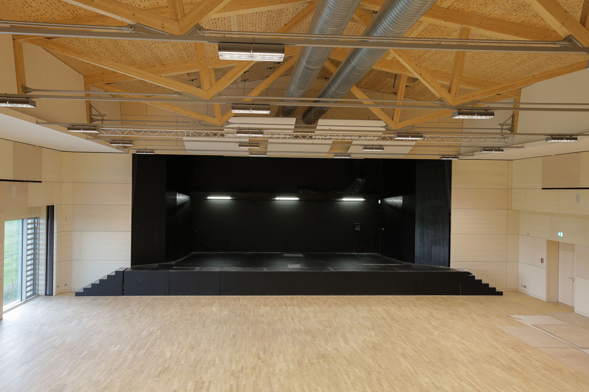 Construction d'un hall de sports